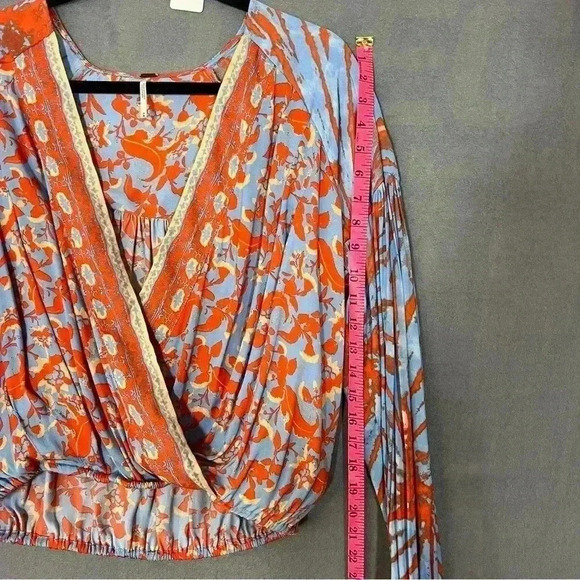 Free People - Cruisin Together Blouse Size Medium Boho Vibes, Relaxed - Picture 3 of 6